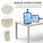 Extendable Aluminum Outdoor Dining Table - 97.2'L