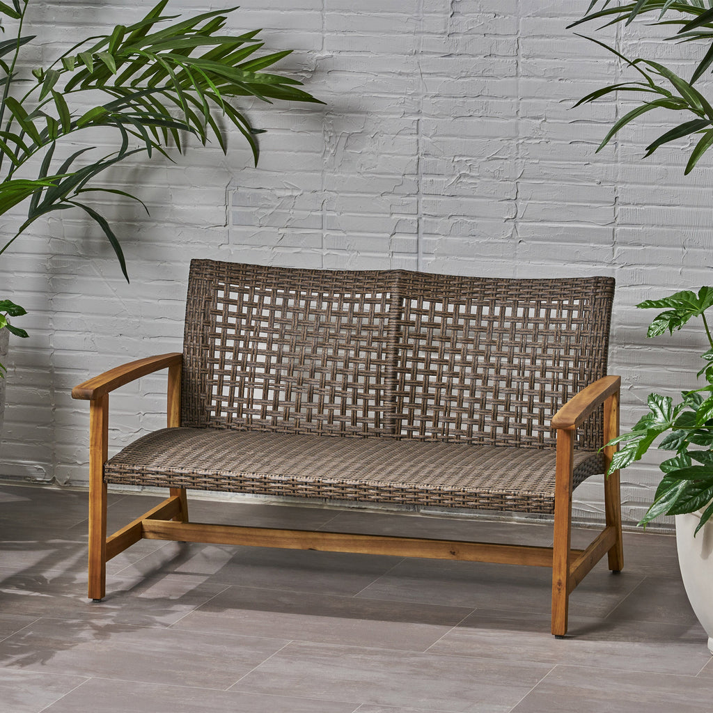 Hampton Outdoor Rattan Loveseat