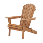 Outdoor Wooden Folding Adirondack Chair, Set of 2