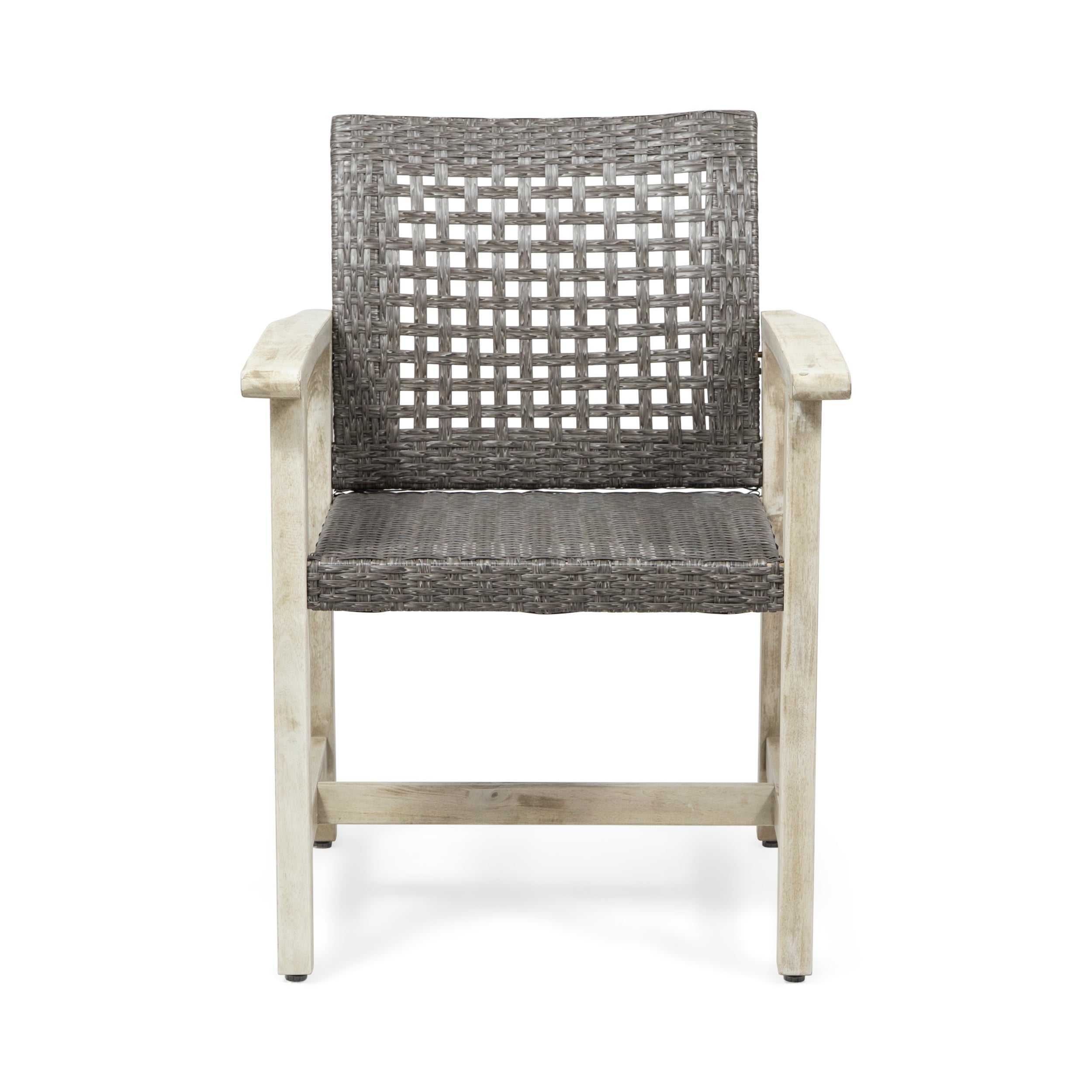 Hampton Outdoor Rattan Dining Chairs, Set of 2