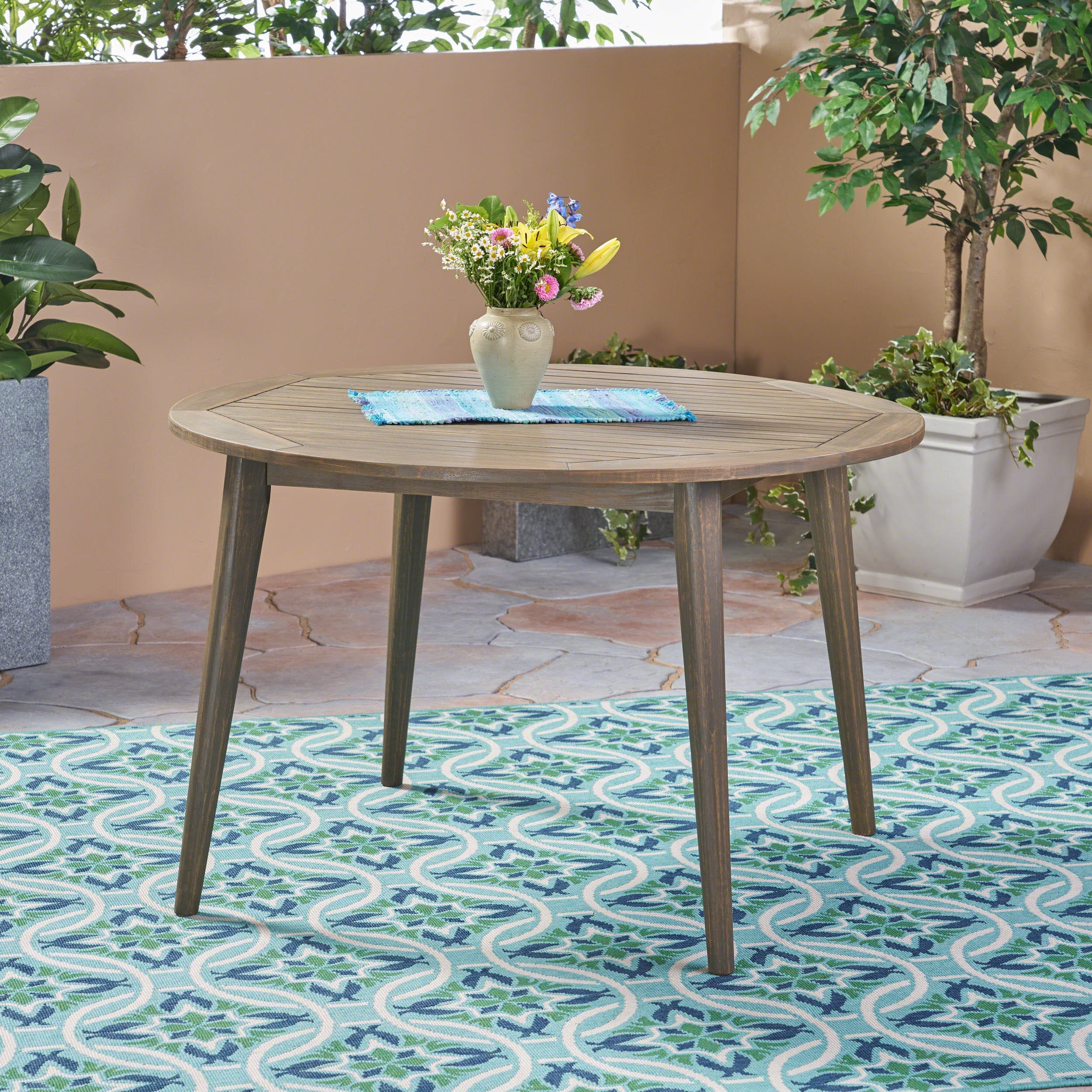Stamford Round Outdoor Dining Table