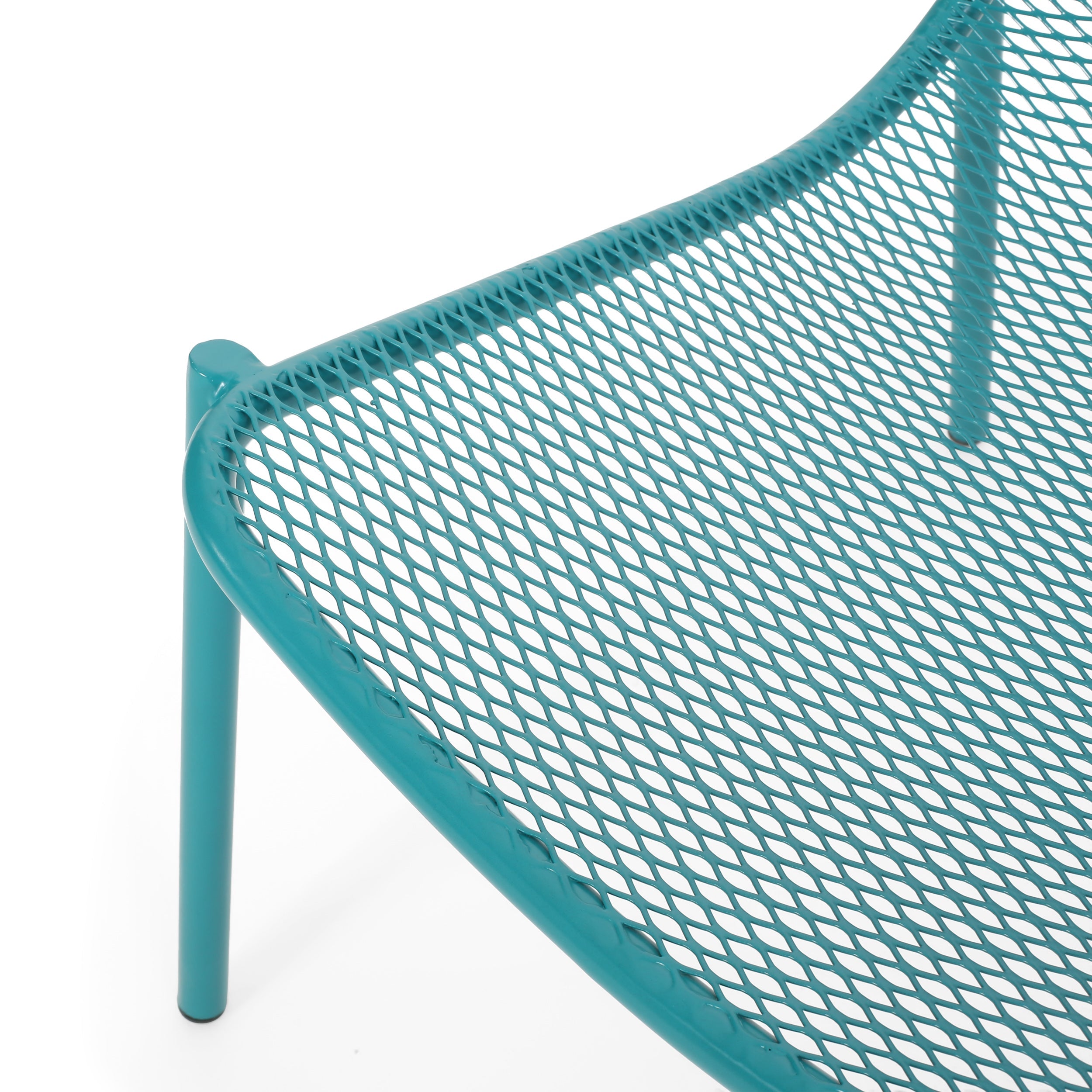Kincaid Stackable Iron Chairs, Set of 2