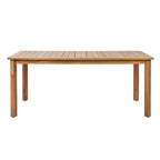 Miles Acacia Outdoor Dining Table, 68.9"