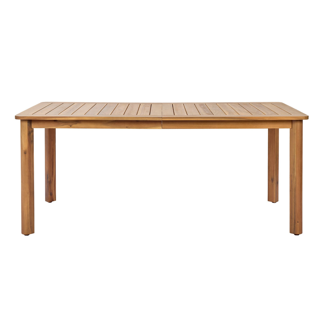 Miles 7 Piece Outdoor Acacia Wood Dining Set With Cushions