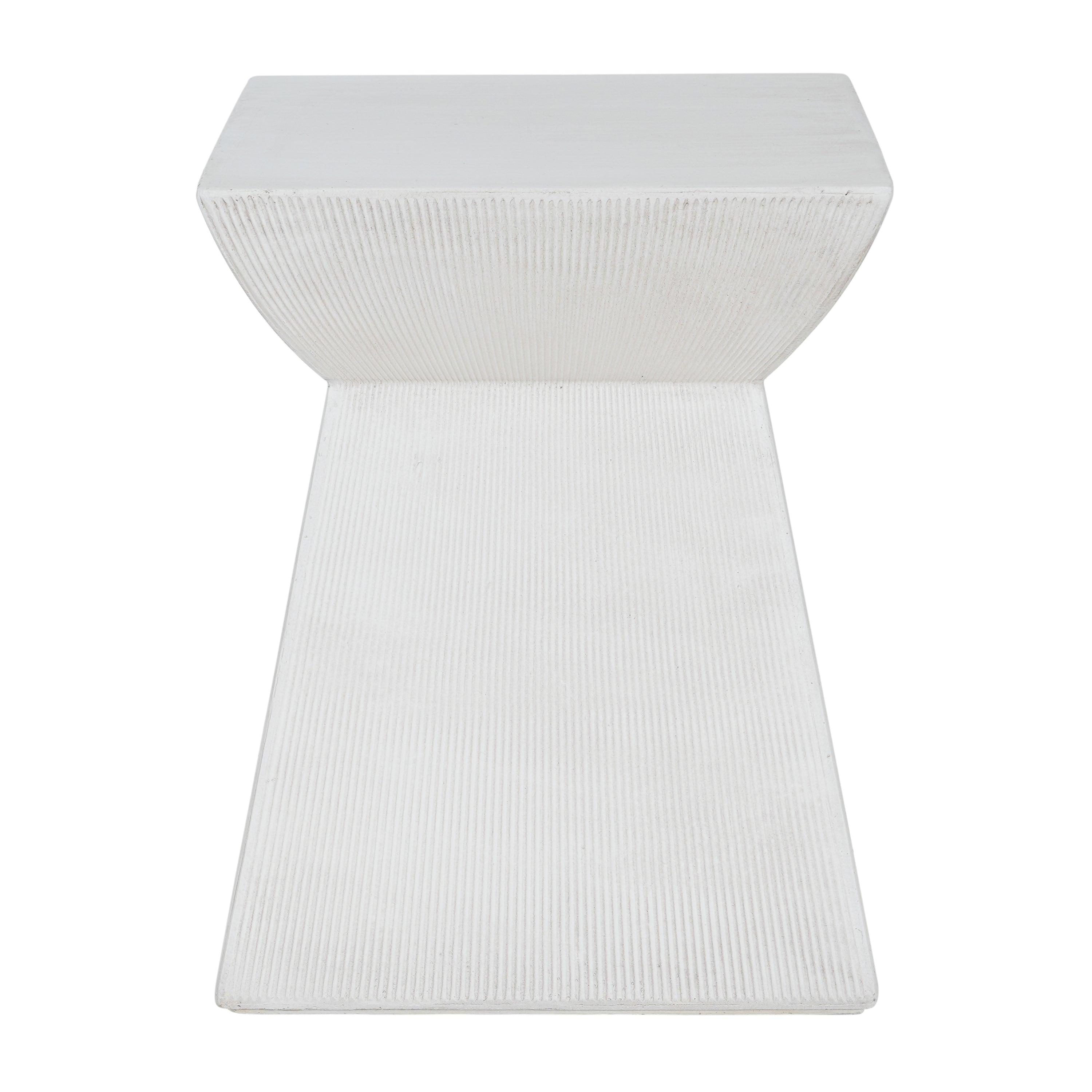 Antique-Textured Outdoor Side Table