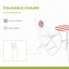 3 Piece Mosaic Americana Patio Bistro Set