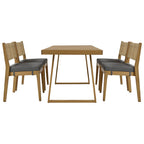 Outdoor Acacia Wood Dining Table Set
