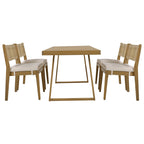 Outdoor Acacia Wood Dining Table Set
