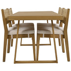 Outdoor Acacia Wood Dining Table Set