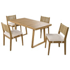 Outdoor Acacia Wood Dining Table Set