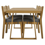 Outdoor Acacia Wood Dining Table Set