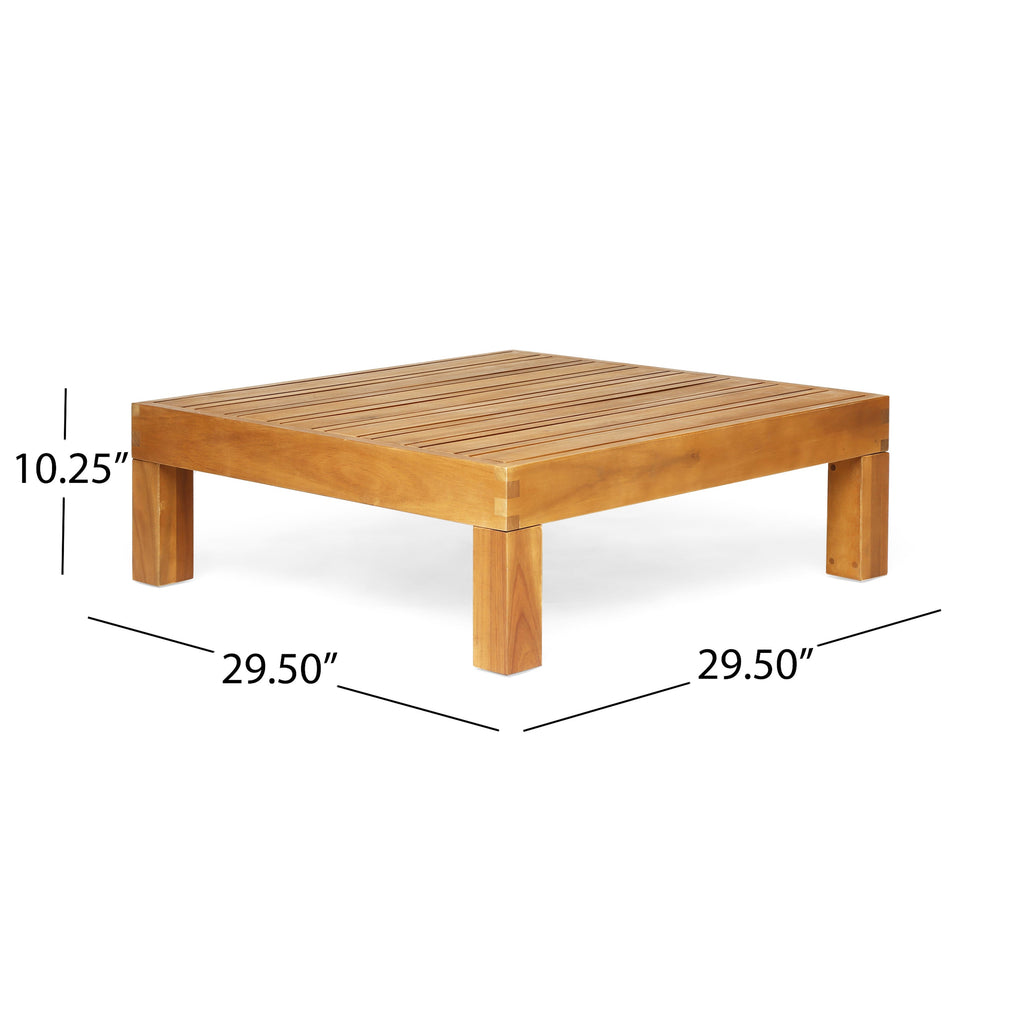 Brava Outdoor X-Back Corner Bench with Coffee Table