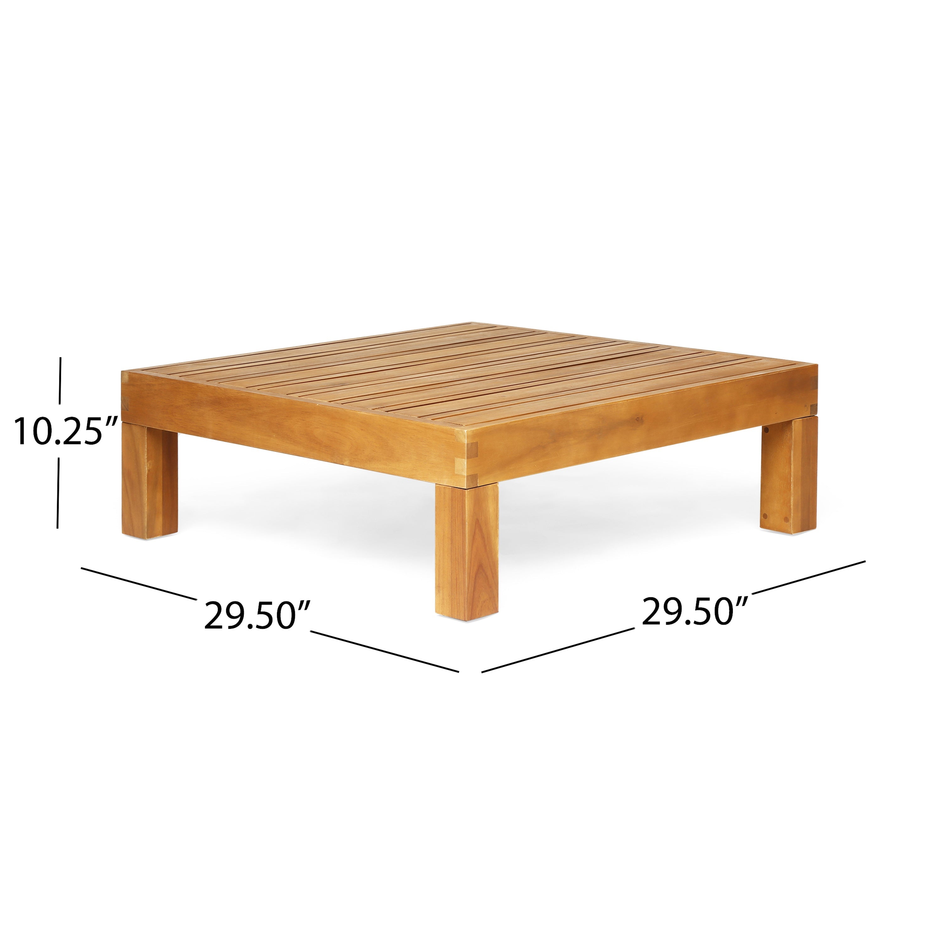 Brava Outdoor X-Back Corner Bench with Coffee Table