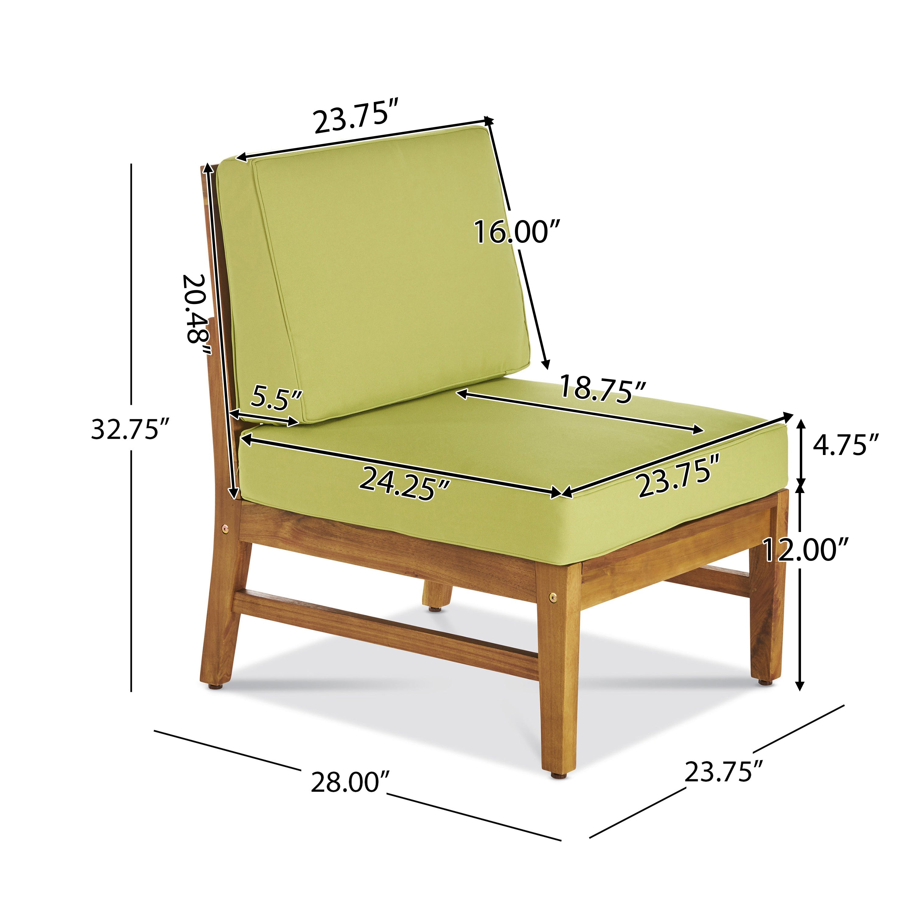 Perla Outdoor L-Shape Sectional Sofa