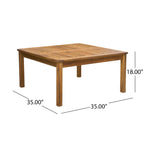 Perla Outdoor L-Shape Sectional Sofa with Coffee Table