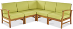 Perla Outdoor L-Shape Sectional Sofa