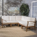 Perla Outdoor L-Shape Sectional Sofa