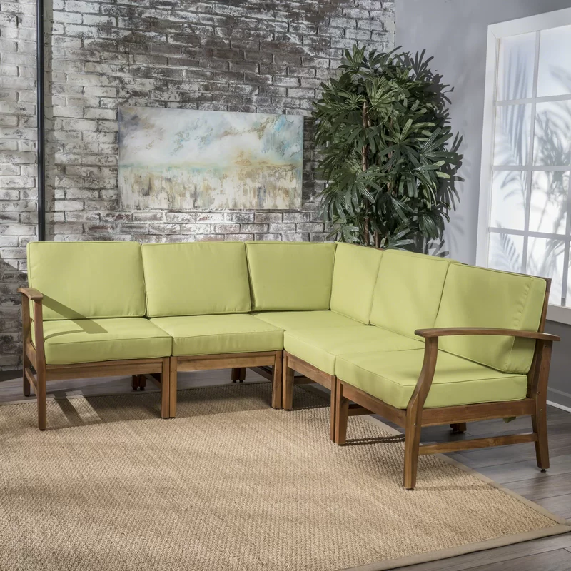 Perla Outdoor L-Shape Sectional Sofa