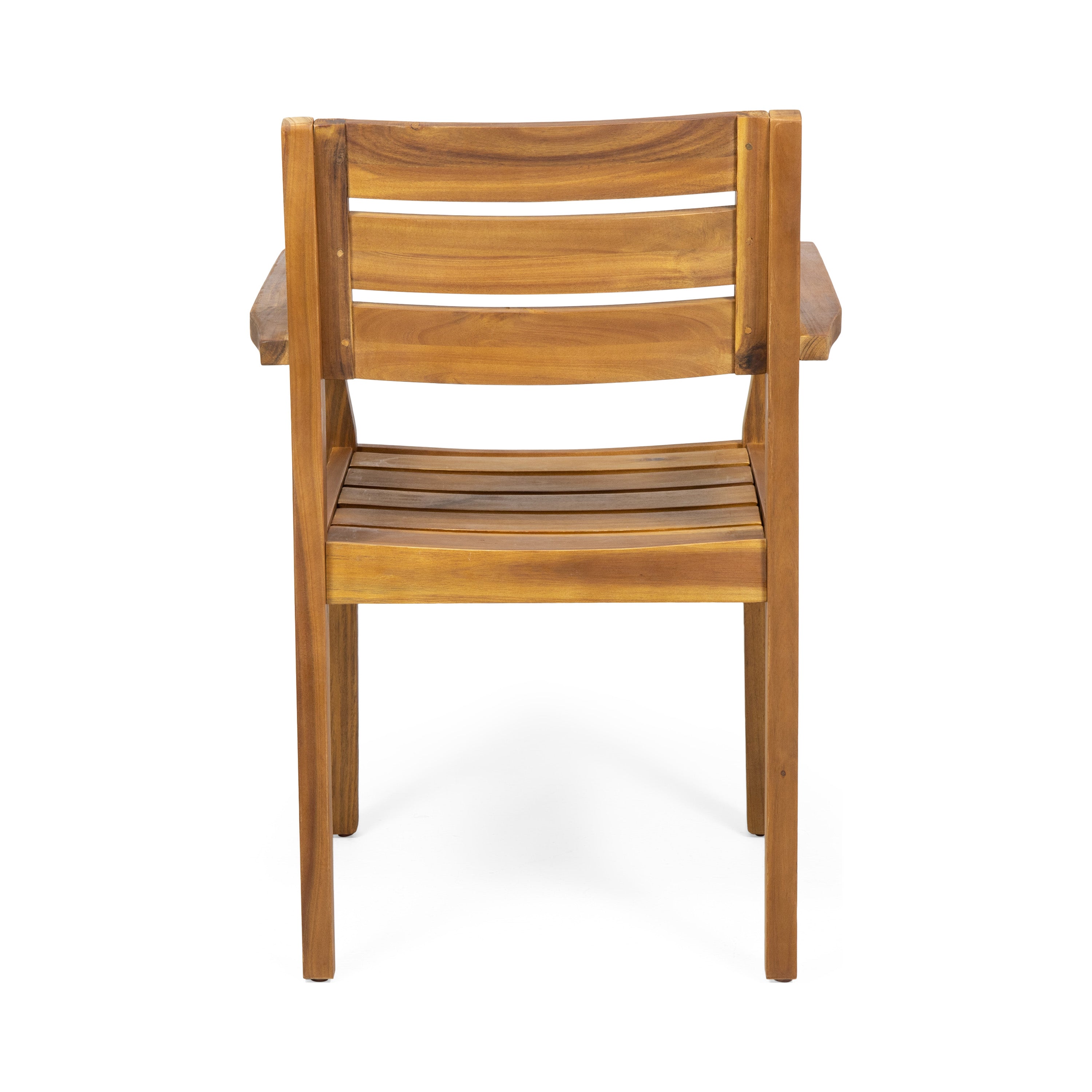 Stamford Outdoor Acacia Wood Dining Chairs, Set of 2