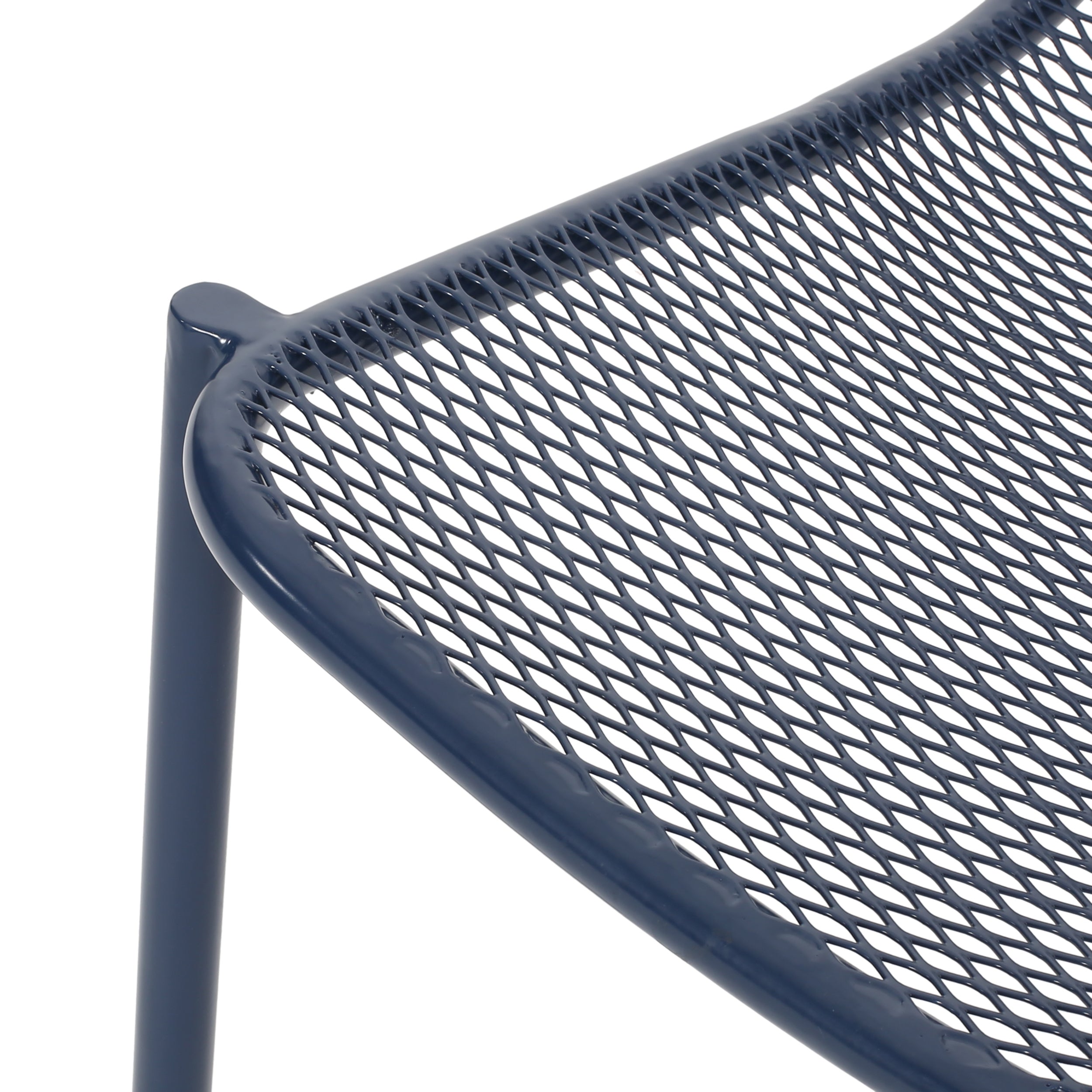 Kincaid Stackable Iron Chairs, Set of 2