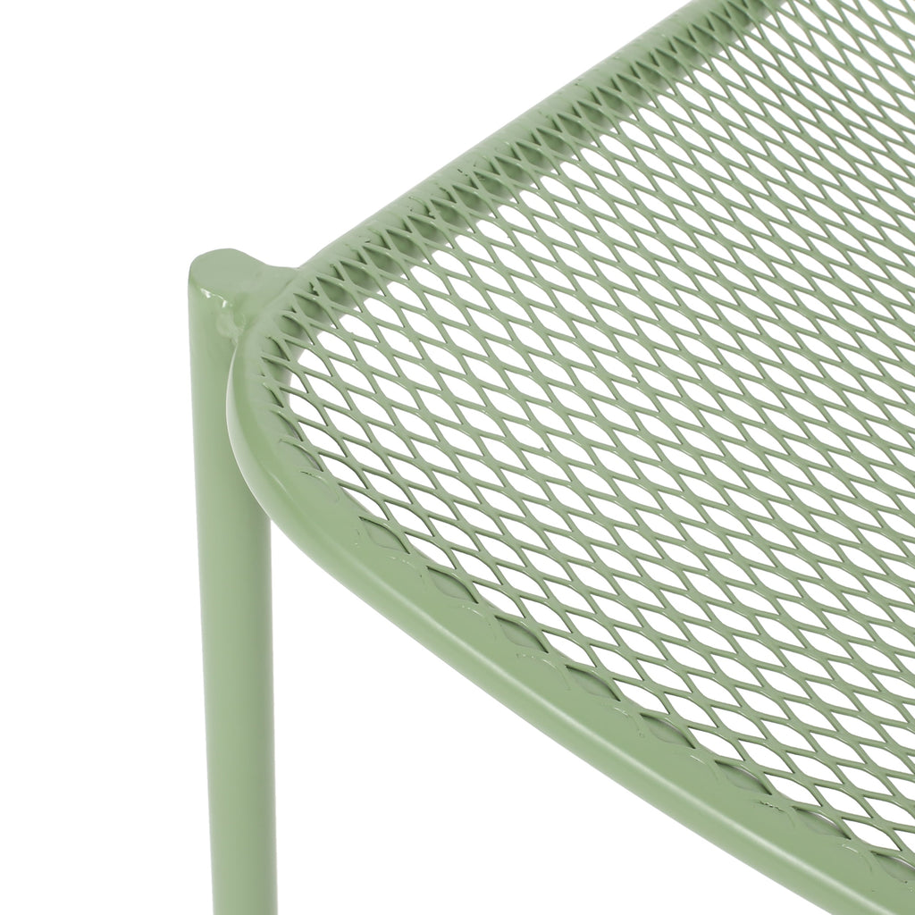Kincaid Stackable Iron Chairs, Set of 2