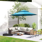 Round Cantilever Umbrella with Center Pole, Base Not Included