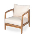 Calder Outdoor Lounge Chair with Woven Backrest