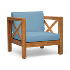 Brava Outdoor Club Chair with Water-Resistant Cushions