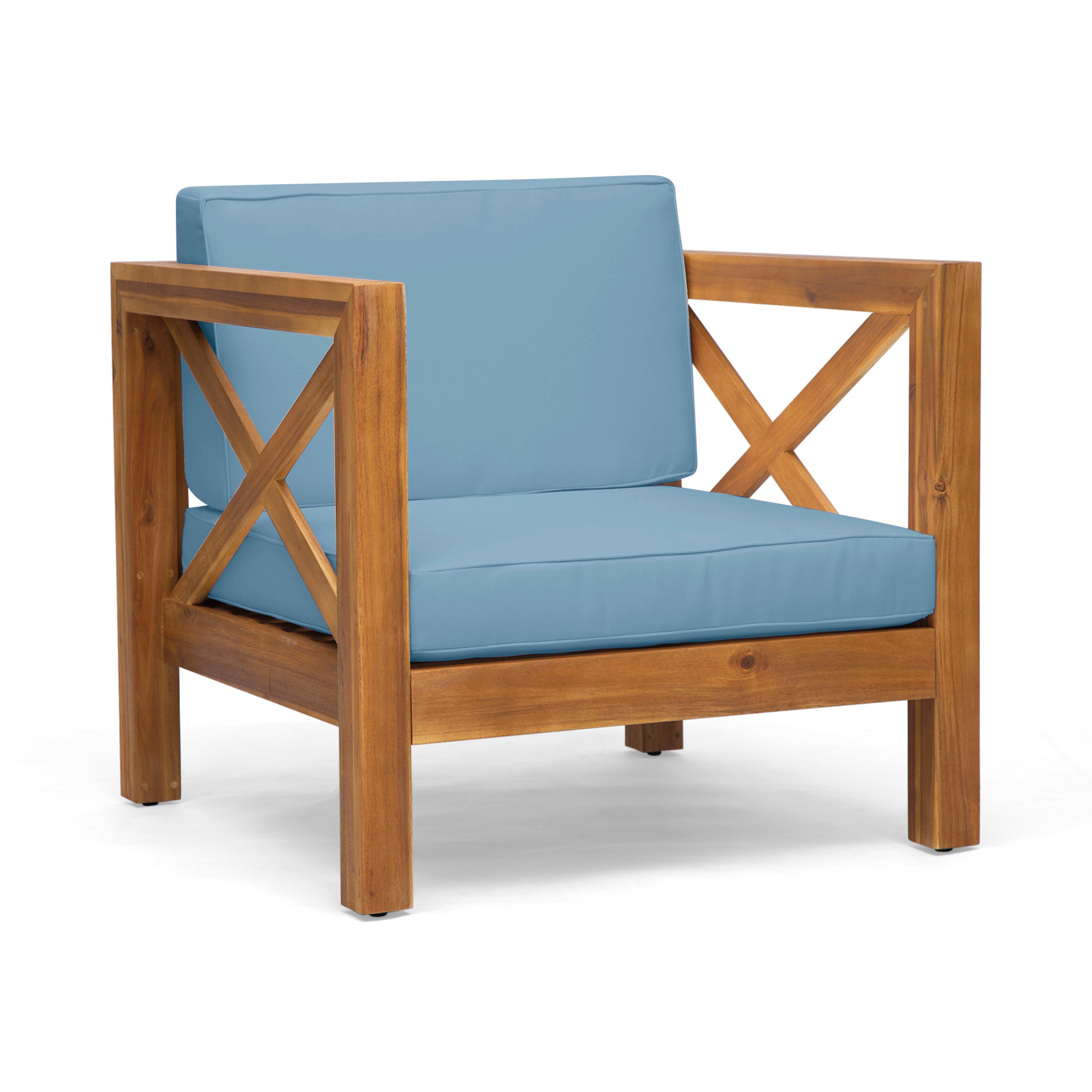 Brava Outdoor Club Chair with Water-Resistant Cushions