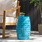 Lilac Outdoor Metal Cutout Accent Table