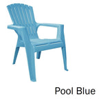 Kids Resin Stacking Adirondack Chairs