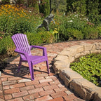 Kids Resin Stacking Adirondack Chairs