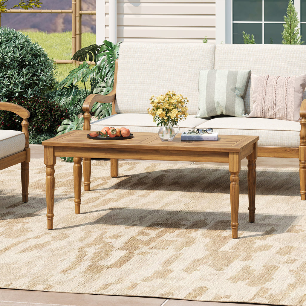Islewood Acacia Wood Outdoor Coffee Table