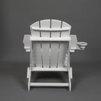Composite Folding Adirondack Chair with Dual Cup Holder