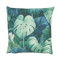 Philodendron Paradise Outdoor Polyester Filled Throw Pillow