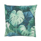 Philodendron Paradise Outdoor Polyester Filled Throw Pillow