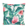 Floral Paradise Outdoor Polyester Filled Throw Pillow