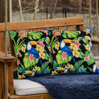 Rich Forest 18x18 Waterproof & Fade-Resistant Outdoor Throw Pillows, Set of 2