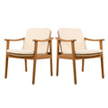 Avenue Acacia Wood Outdoor Dining Chairs, Set of 2