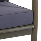 Ellsworth Outdoor Acacia Wood Club Chair
