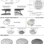 Big Green Egg EGGspander 5-Piece Kit