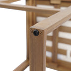 Seacliff Outdoor Acacia Wood Barstools, Set of 2