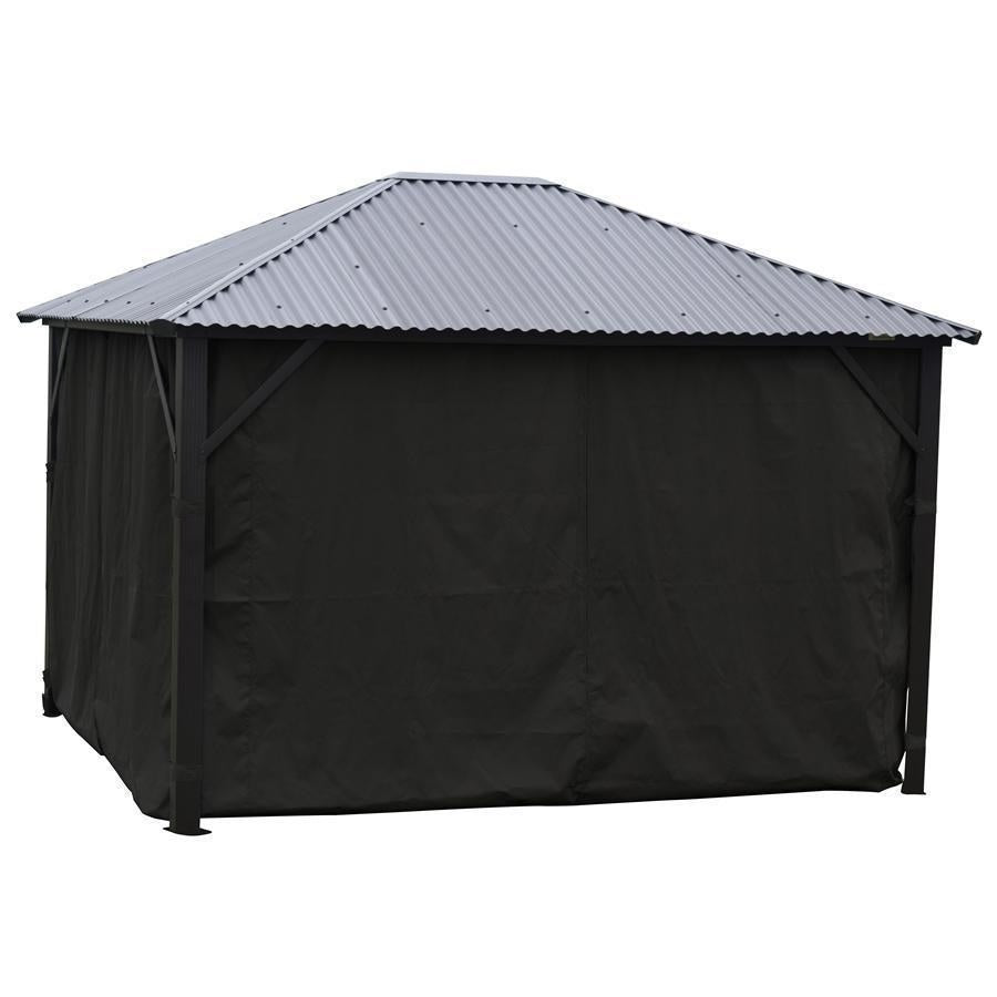 Black Curtains for Cambridge Hard Top Gazebos