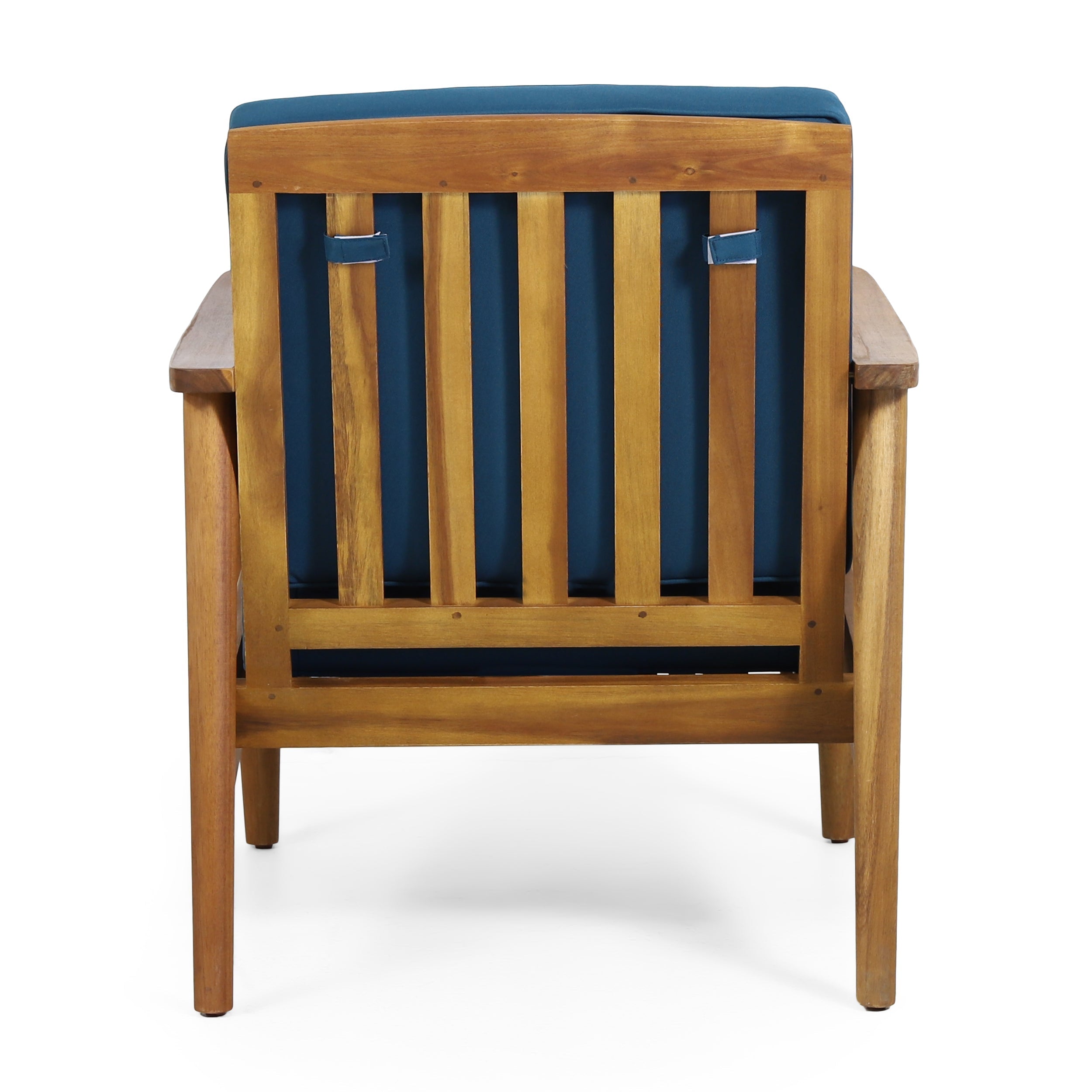 Ellsworth Outdoor Acacia Wood Club Chair