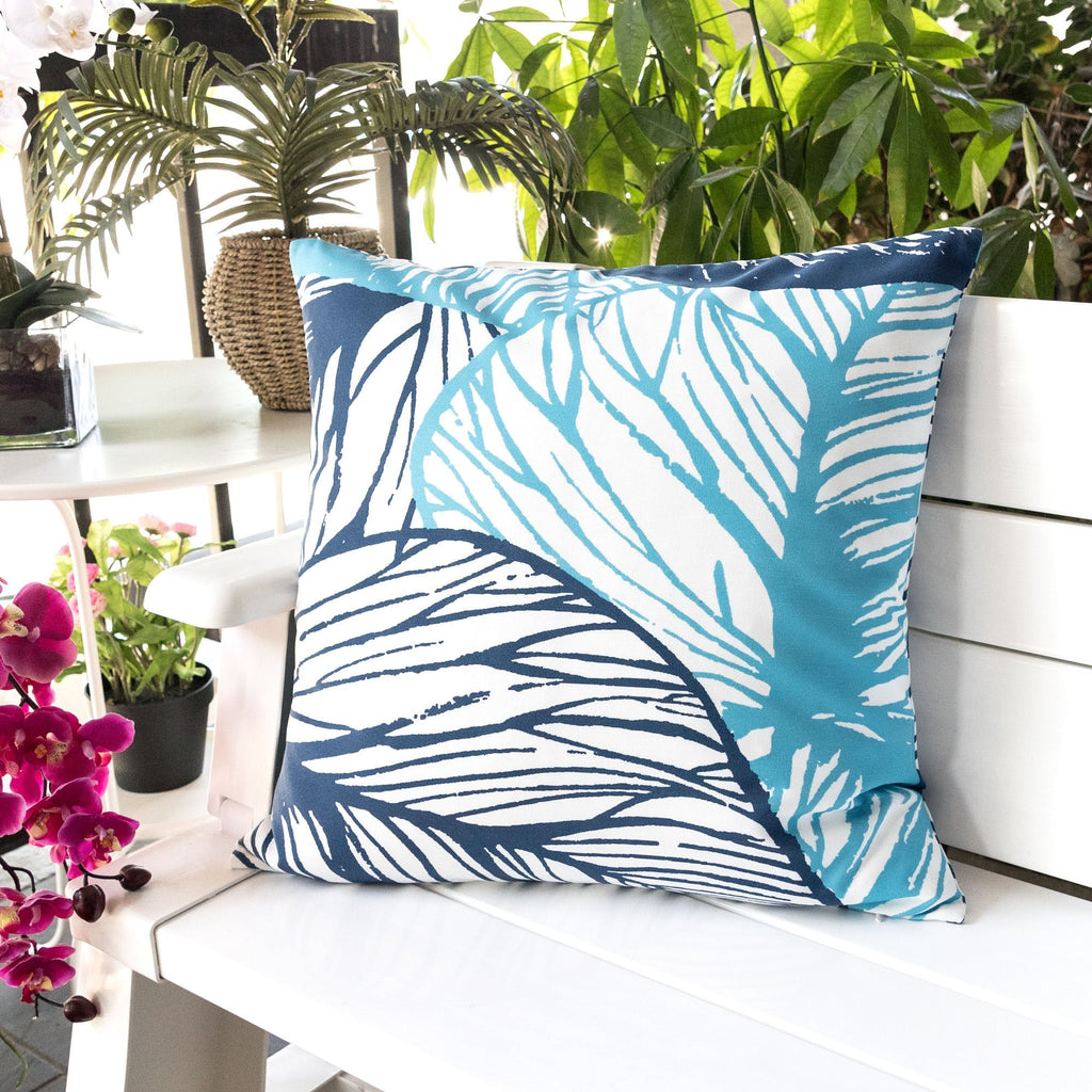 Leaf Vein Outdoor Pillow