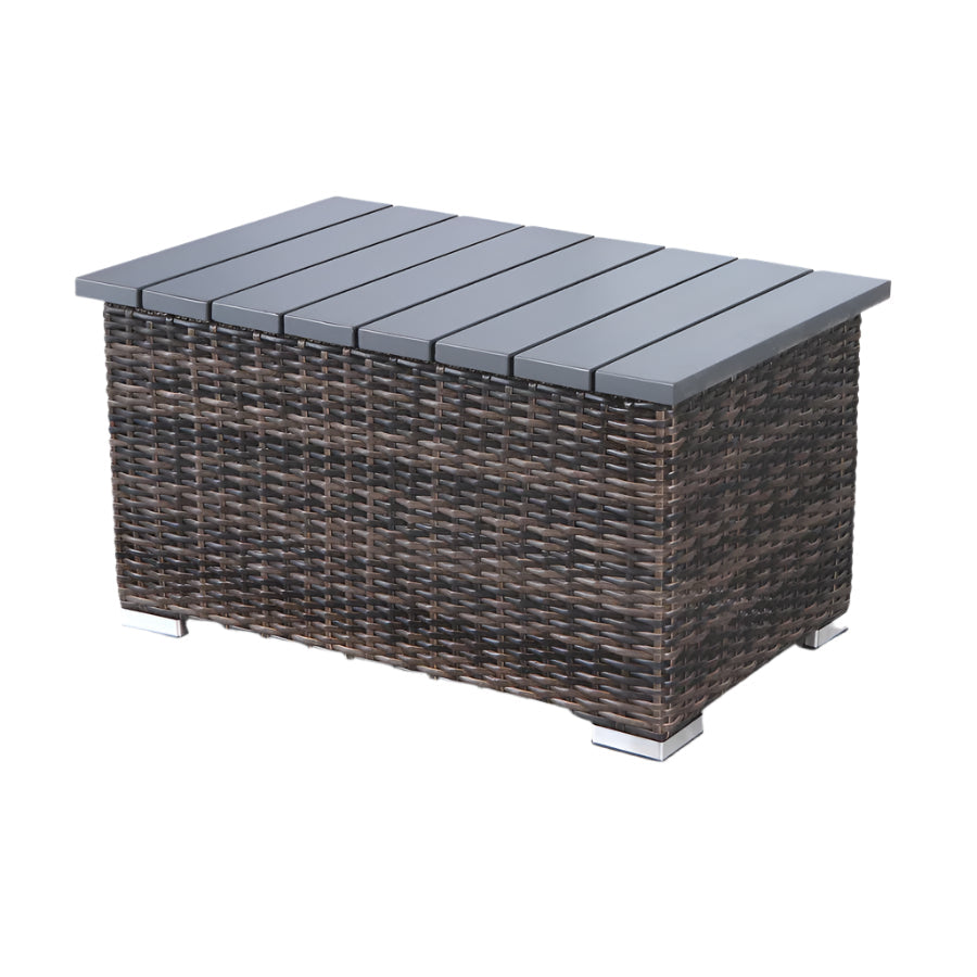 Pre-Assembled 7-Piece Rattan Sectional