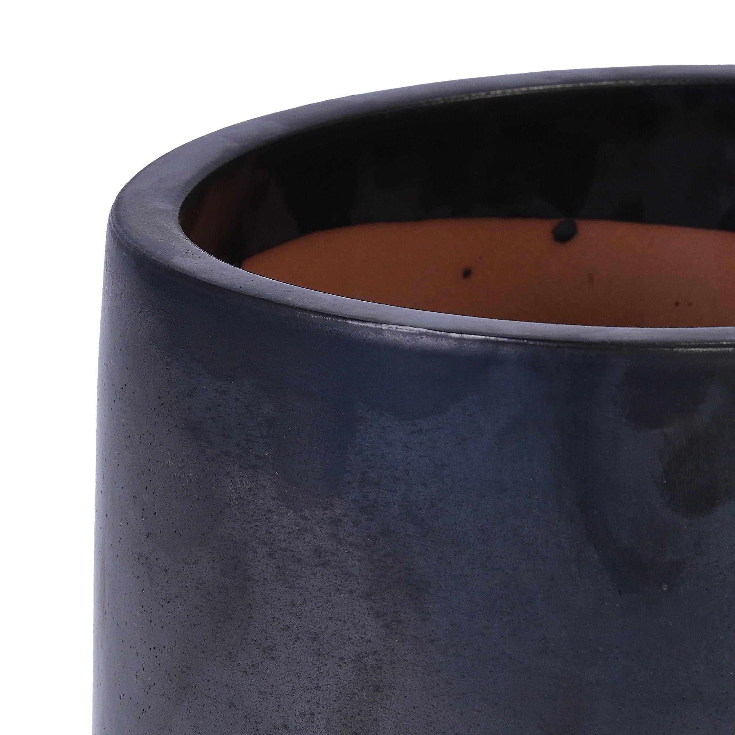 Solano Handmade Glazed Ceramic Planter, Set of 3