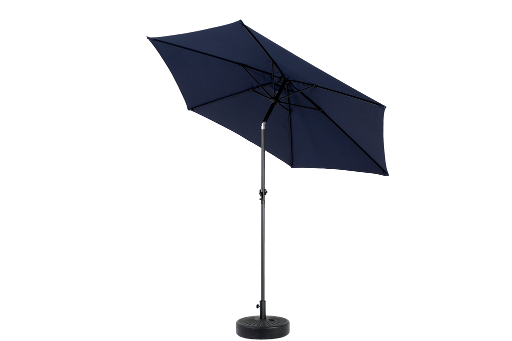 9' Outdoor Patio Umbrella Outdoor Table Umbrella with Push Button Tilt and Crank, Base Not Included