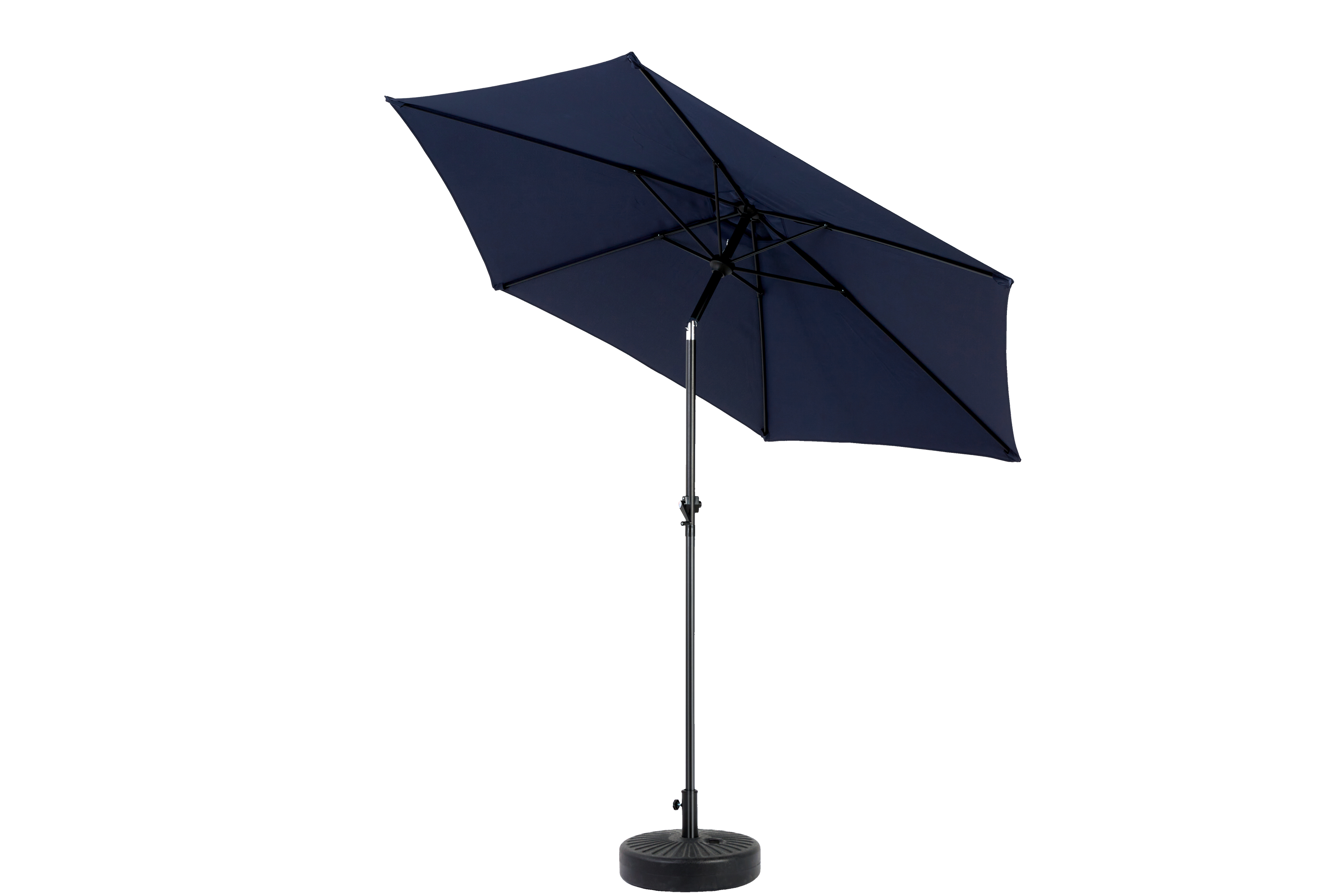 9' Outdoor Patio Umbrella Outdoor Table Umbrella with Push Button Tilt and Crank, Base Not Included