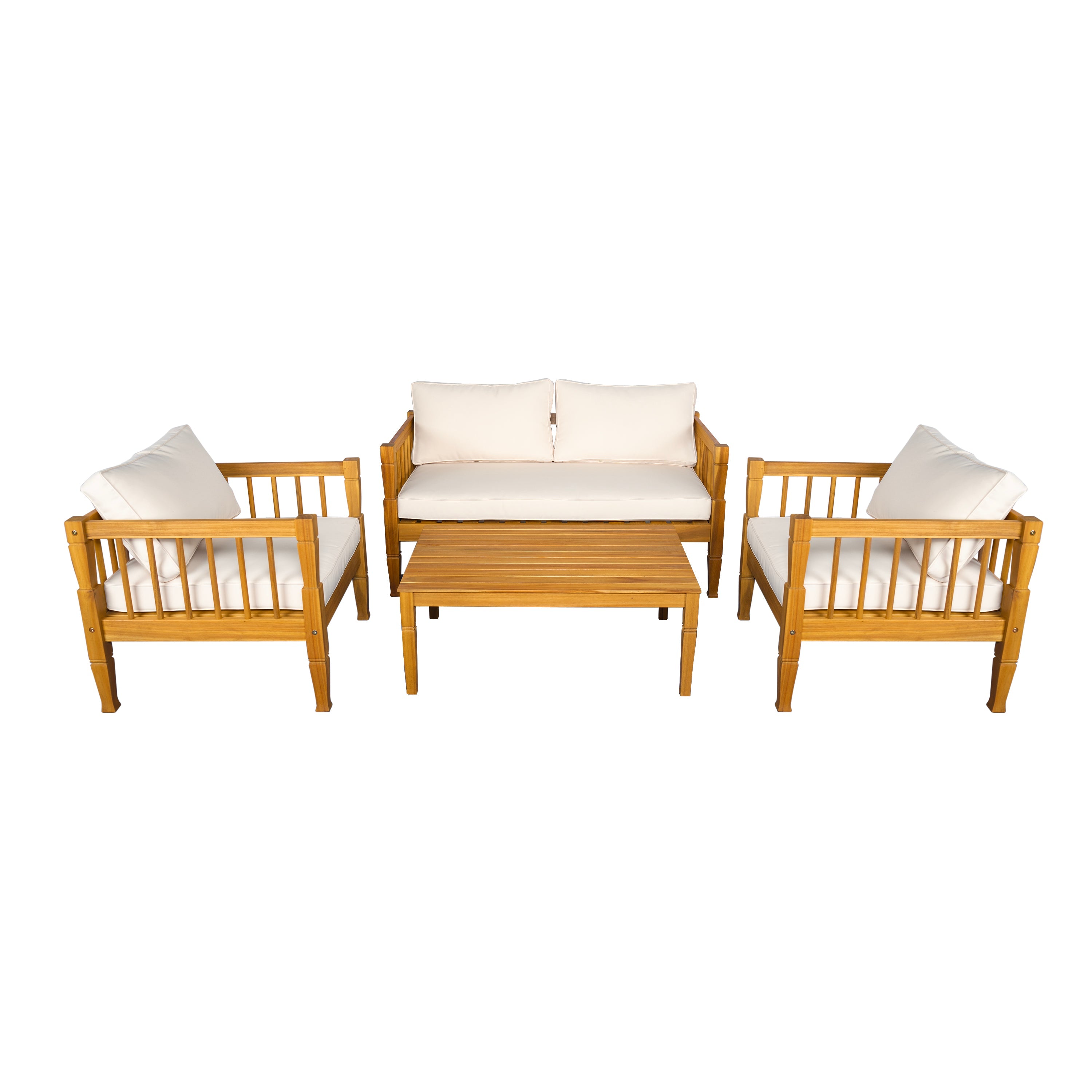 Banyan 4-Piece Patio Outdoor Furniture Set